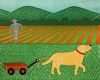 The Wagon Yellow Fine Art Print