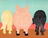 We Eat Like Pigs Fine Art Print