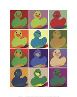 Pop Art Ducky Framed Print