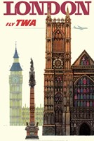 Fly to London Fine Art Print