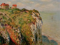 Cliff at Dieppe, 1882 Fine Art Print
