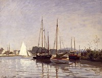 Pleasure Boats, Argenteuil, c.1872-3 Fine Art Print