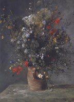 Flowers in a Vase, c. 1866 Fine Art Print