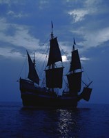 Replica of Mayflower II Fine Art Print