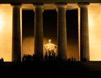 Lincoln Memorial, Washington DC (detail) Fine Art Print