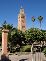 Koutoubia Minaret built by Yacoub el Mansour, Marrakesh, Morocco Fine Art Print