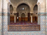 Mihrab of the Bou Inania Madrasa, Fes, Morocco Fine Art Print