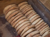 Bread Baked in Oven, Fes, Morocco Fine Art Print