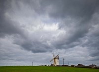Ballycopeland Windmill, built circa 1800 and still working, Millsile, County Down, Ireland Fine Art Print