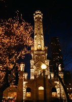 Old Water Tower, Chicago, Illinois Fine Art Print