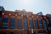 Facade of the Lucas Oil Stadium, Indianapolis, Indiana Fine Art Print