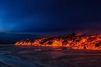 Glowing Lava, Iceland Fine Art Print