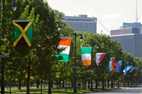 National Flags, Philadelphia, Pennsylvania Fine Art Print