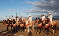 Berber Horsemen, Dades Valley, Morocco Fine Art Print