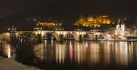 Carl Theodor Bridge, Heidelberg, Baden-Wurttemberg, Germany Fine Art Print