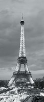 Eiffel Tower and Christmas Market, Paris, France Fine Art Print
