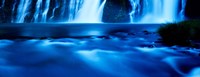 McArthur-Burney Falls Memorial State Park, California (blue) Fine Art Print