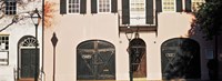 Historic houses in Rainbow Row, Charleston, South Carolina Fine Art Print
