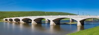 Centerway Bridge over Chemung River, New York State Fine Art Print