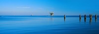 Oil Rig in the Gulf Shores, Baldwin County, Alabama Fine Art Print