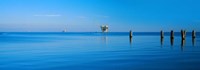 Oil Rig in the Gulf Shores, Baldwin County, Alabama Fine Art Print