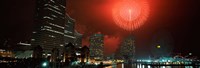 Fireworks Display, Minato Mirai, Yokohama, Japan 2010 Fine Art Print