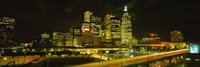 Gardiner Expressway at Nighttime, Toronto, Canada Fine Art Print