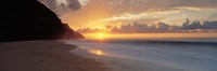 Kalalau Beach Sunset, Hawaii Fine Art Print