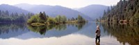Fishing, Lewiston Lake, California Fine Art Print