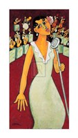 Singer with Band (LE) Fine Art Print