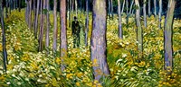 Undergrowth with Two Figures, 1890 Fine Art Print