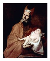 Saint Simeon with the Christ child Fine Art Print