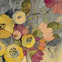 Yellow Floral Duo I Fine Art Print