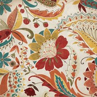 Boho Paisley Spice II Fine Art Print