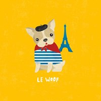Good Dogs French Bulldog Bright Framed Print