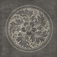 Rosette II Gray Fine Art Print