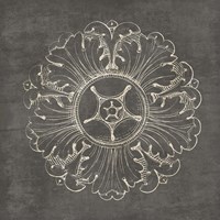 Rosette VI Gray Fine Art Print