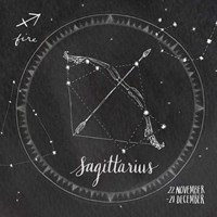 Night Sky Sagittarius. Fine Art Print