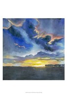 Vivid Sunset I Framed Print