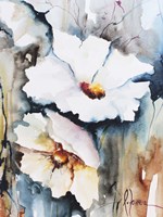 Blooms Aquas II Fine Art Print