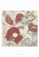 Floral Flutter I Framed Print