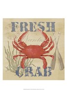 Wild Caught Crab Framed Print
