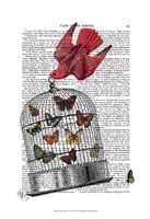 Flying Birdcage Fine Art Print