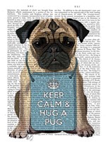 Hug a Pug Fine Art Print