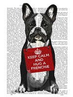Hug a Frenchie Fine Art Print