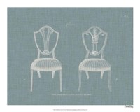 Hepplewhite Chairs II Framed Print