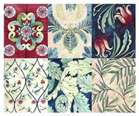 Ornate Watercolor Motif Fine Art Print