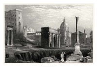 Antique View of Rome Fine Art Print