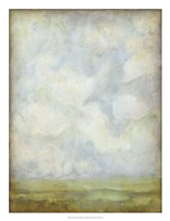 Aged Abstract Landscape I Fine Art Print