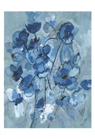 Blue Hue Bouque Fine Art Print